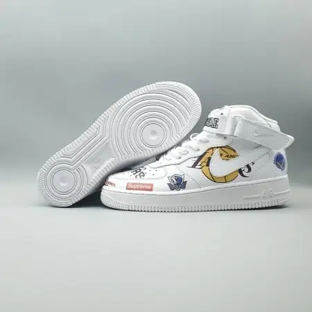 Supreme x NBA Air Force 1 x Air Force 1 Mid 07 'White'