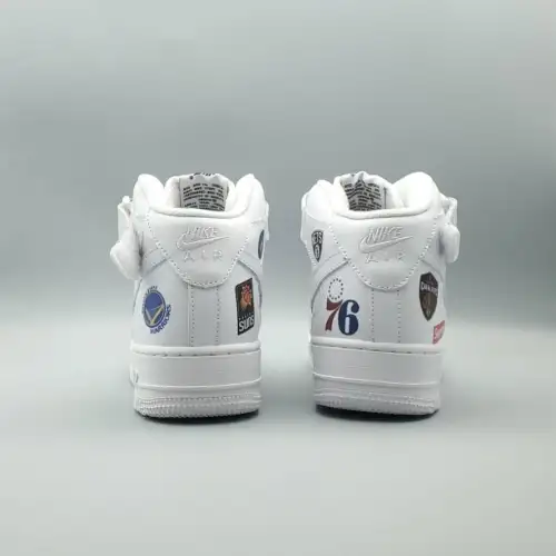 Supreme x NBA Air Force 1 x Air Force 1 Mid 07 'White'