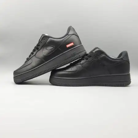 Supreme x Air Air Force 1 Force 1 Low 'Box Logo - Black'