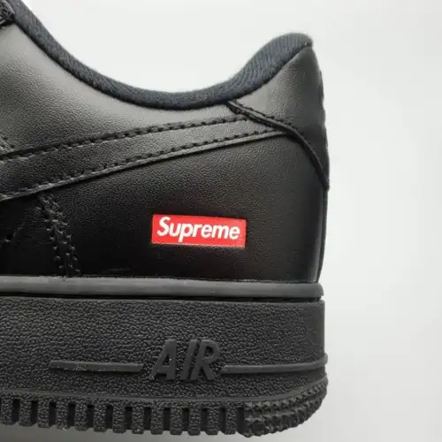Supreme x Air Air Force 1 Force 1 Low 'Box Logo - Black'