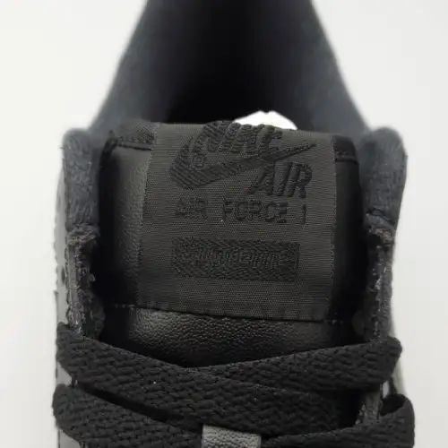 Supreme x Air Air Force 1 Force 1 Low 'Box Logo - Black'
