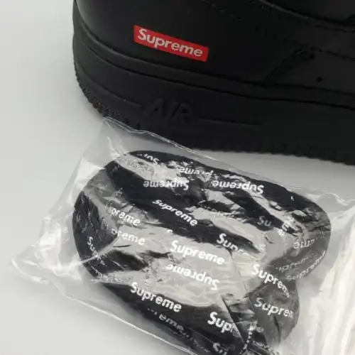 Supreme x Air Air Force 1 Force 1 Low 'Box Logo - Black'