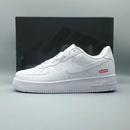 Supreme x Air Force Supreme 1 Low 'Box Logo - White'