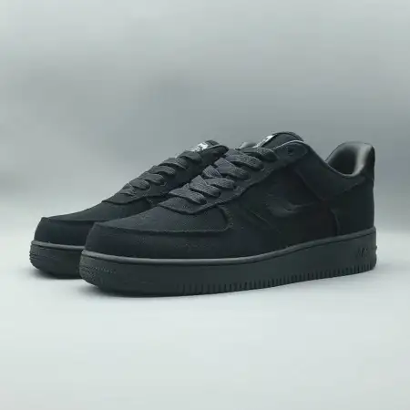 Stussy x Air Force 1 Low 'Triple Black' BFB3F523
