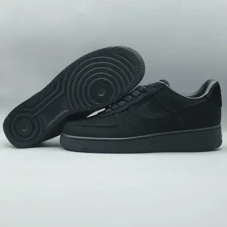 Stussy x Air Triple Black Force 1 Low 'Triple Black'