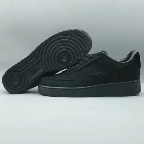 Stussy x Air Triple Black Force 1 Low 'Triple Black'