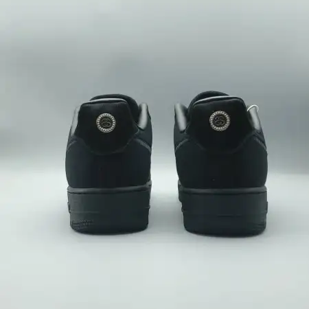 Stussy x Air Triple Black Force 1 Low 'Triple Black'