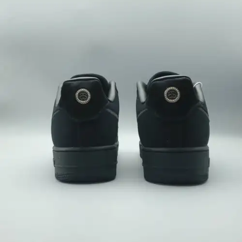 Stussy x Air Triple Black Force 1 Low 'Triple Black'