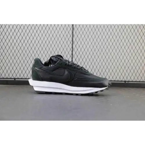 sacai x LDWaffle LDWaffle 'Black Nylon'