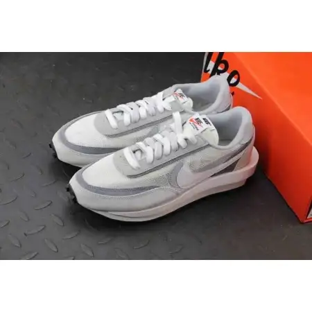 sacai x LDWaffle 'Summit White' 054D1214