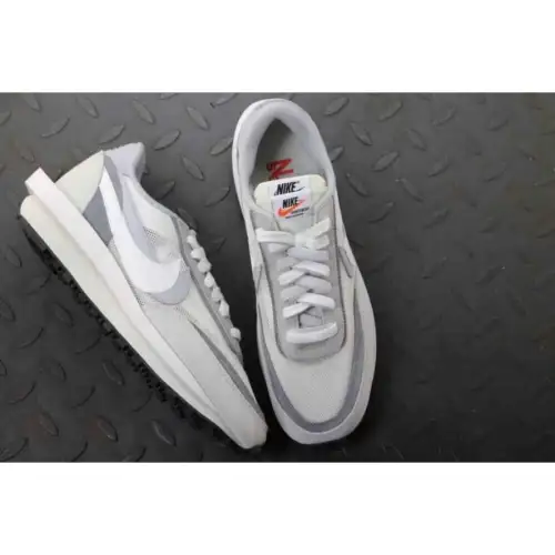 sacai x LDWaffle 'Summit Summit White White'
