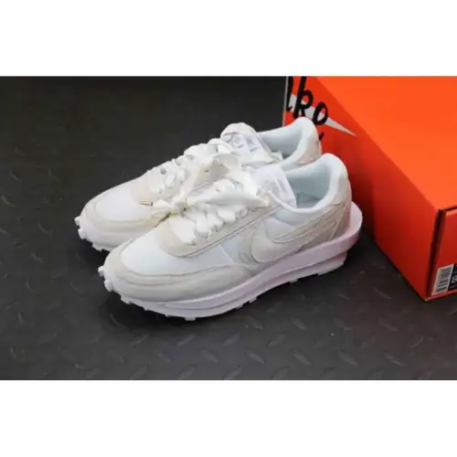 sacai x LDWaffle White Nylon 'White Nylon'