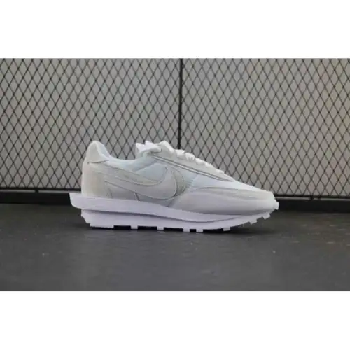 sacai x LDWaffle White Nylon 'White Nylon'