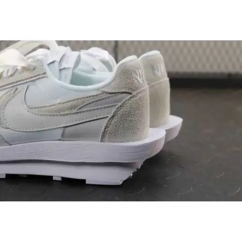 sacai x LDWaffle White Nylon 'White Nylon'
