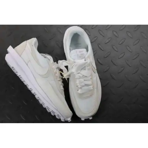 sacai x LDWaffle White Nylon 'White Nylon'