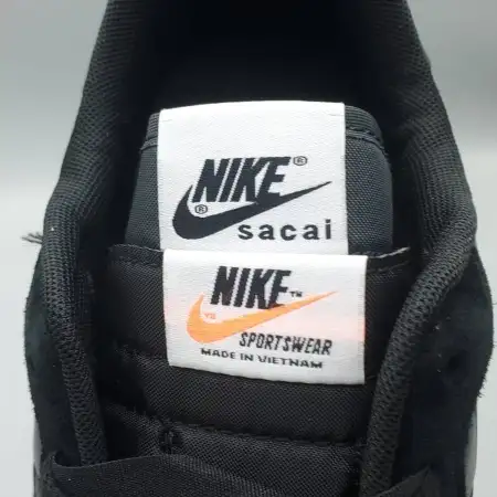sacai x VaporWaffle 'Black Gum'