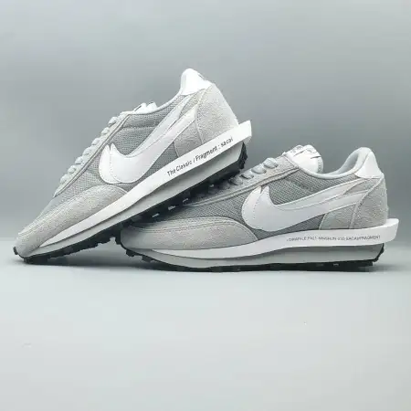 Fragment Design x sacai x LDV Waffle 'Light  Light Smoke Grey Smoke Grey'