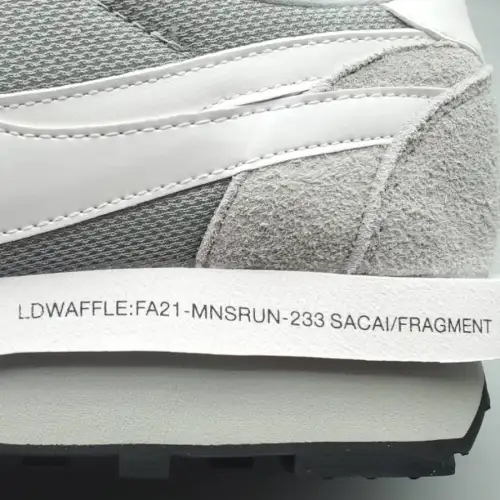 Fragment Design x sacai x LDV Waffle 'Light  Light Smoke Grey Smoke Grey'