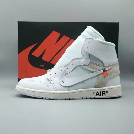 Off-White x Air Jordan 1 Retro High OG 'White' White 2018
