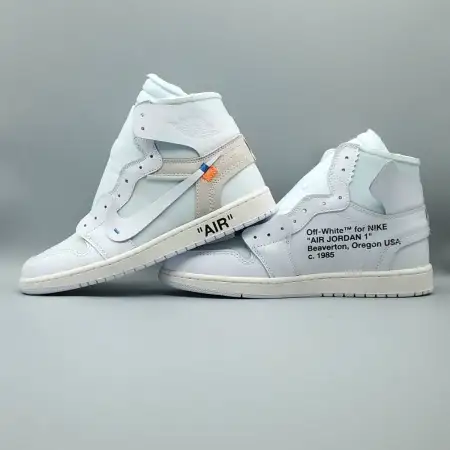 Off-White x Air Jordan 1 Retro High OG 'White' White 2018