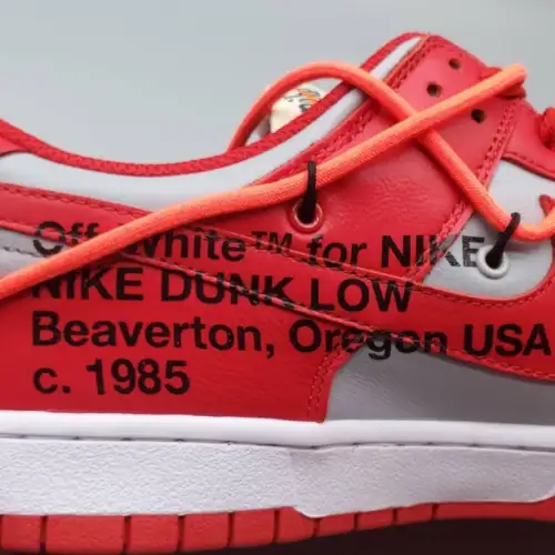 Off-White x Dunk University Red Low 'University Red'