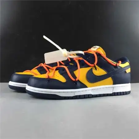Off-White x Dunk Low 'University Gold' F105444
