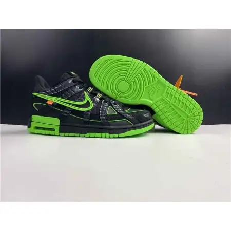 Off-White x Air Rubber Dunk 'Green Strike'