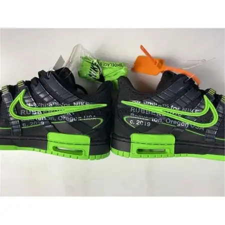 Off-White x Air Rubber Dunk 'Green Strike'