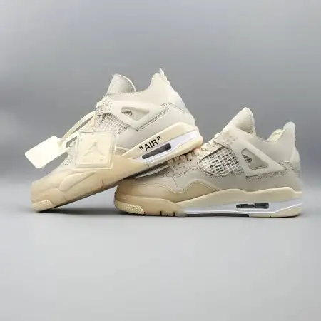 Off-White x Wmns Air Jordan 4 SP  Air Jordan 4 'Sail'