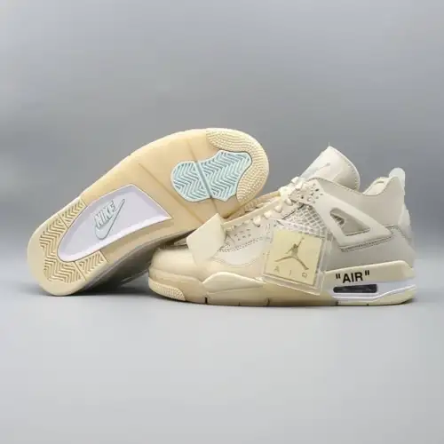 Off-White x Wmns Air Jordan 4 SP  Air Jordan 4 'Sail'