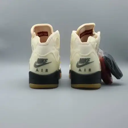 Off-White x Air Sail Jordan 5 SP 'Sail'