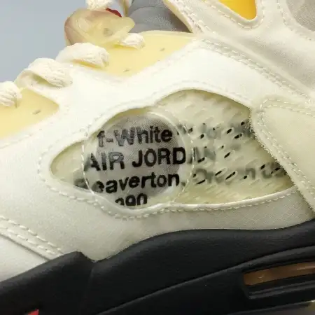 Off-White x Air Sail Jordan 5 SP 'Sail'