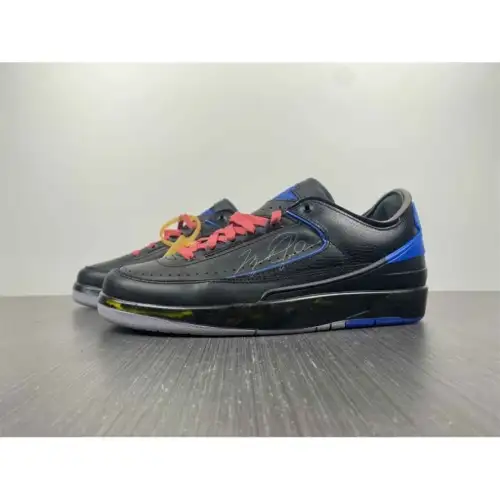Off-White x Air  Air Jordan 2 Jordan 2 Retro Low SP 'Black Varsity Royal'