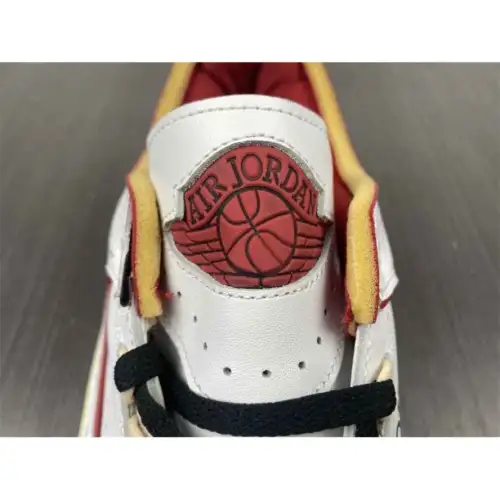 Off-White x Air White Varsity Red Jordan 2 Retro Low SP 'White Varsity Red'