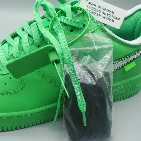 Off-White x Air Light Green Spark Force 1 Low 'Light Green Spark'