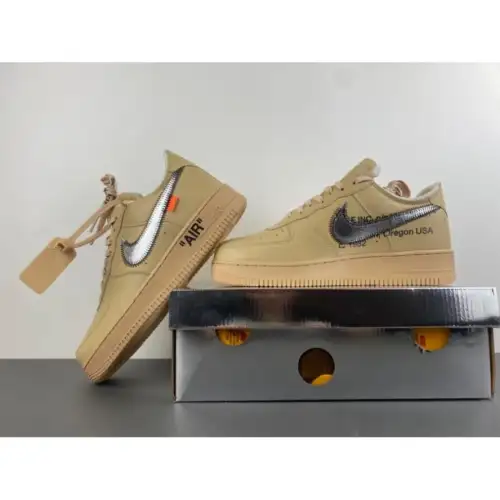 Off-White x Air Sesame Force 1 Low 'Sesame'