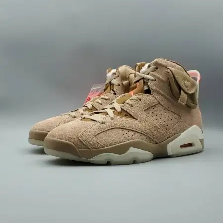 Travis Scott x Air Jordan 6 Retro 'British Khaki' C20A477