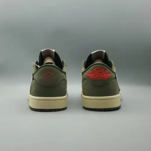 Travis Scott x Air Black Olive Jordan 1 Low OG SP 'Black Olive'
