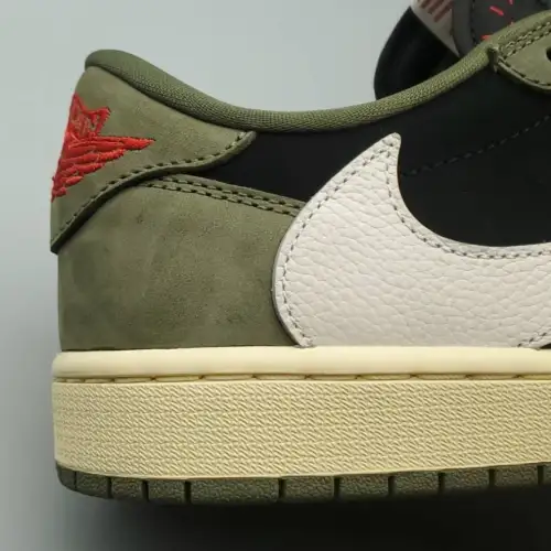 Travis Scott x Air Black Olive Jordan 1 Low OG SP 'Black Olive'