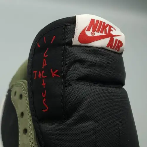 Travis Scott x Air Black Olive Jordan 1 Low OG SP 'Black Olive'