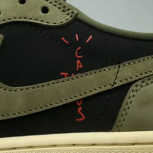 Travis Scott x Air Black Olive Jordan 1 Low OG SP 'Black Olive'