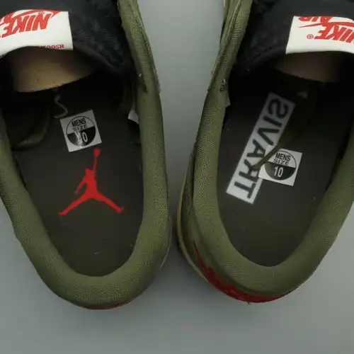 Travis Scott x Air Black Olive Jordan 1 Low OG SP 'Black Olive'