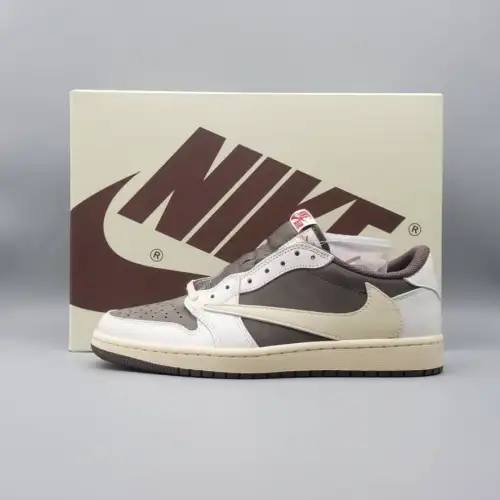 Travis Scott x Air Reverse Mocha Jordan 1 Retro Low OG 'Reverse Mocha'