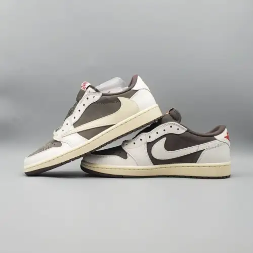 Travis Scott x Air Reverse Mocha Jordan 1 Retro Low OG 'Reverse Mocha'