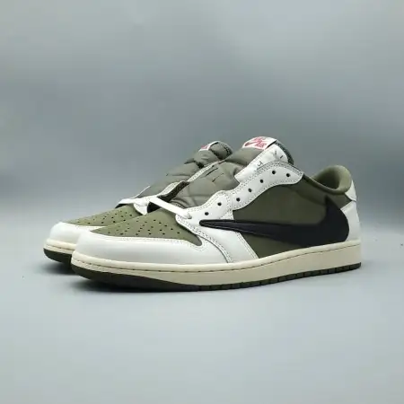 Travis Scott x Air Jordan 1 Low OG SP 'Reverse Olive / Medium Olive' 4BD551101