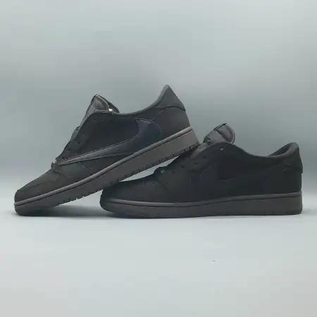 Travis Scott x Air Sail Shy Pink Jordan 1 Low OG SP 'Velvet Brown'
