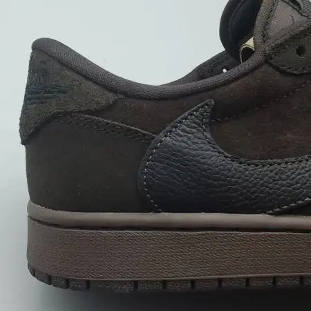 Travis Scott x Air Sail Shy Pink Jordan 1 Low OG SP 'Velvet Brown'