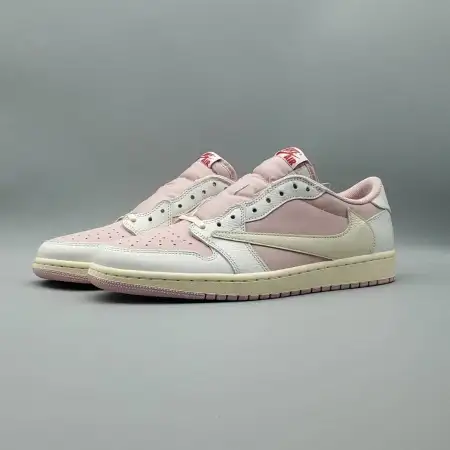Travis Scott x Air Jordan 1 Low OG SP 'Sail Shy Pink' A22E21342