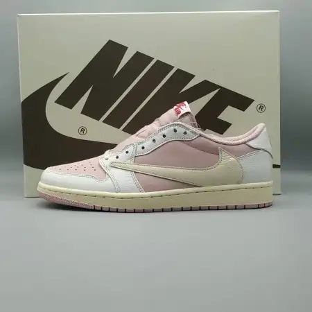 Travis Scott x Air Jordan 1 Low OG SP 'Sail  Air Jordan 1 Shy Pink'