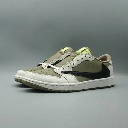 Travis Scott x Air Jordan 1 Low Golf 'Neutral Olive' 4870798